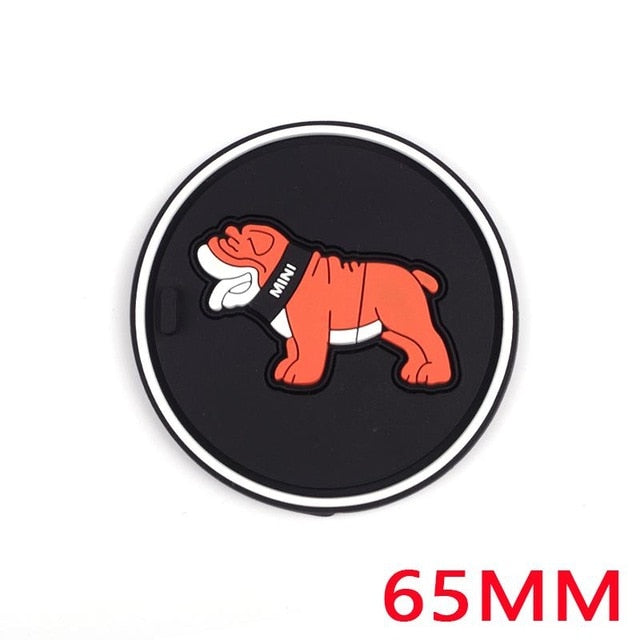 Jack Union Silica Gel Anti-slip Car Cup Mat Pad Coaster For Mini Cooper One+ S Clubman Countryman R55 R56 R60 R61 F56 F55 F60
