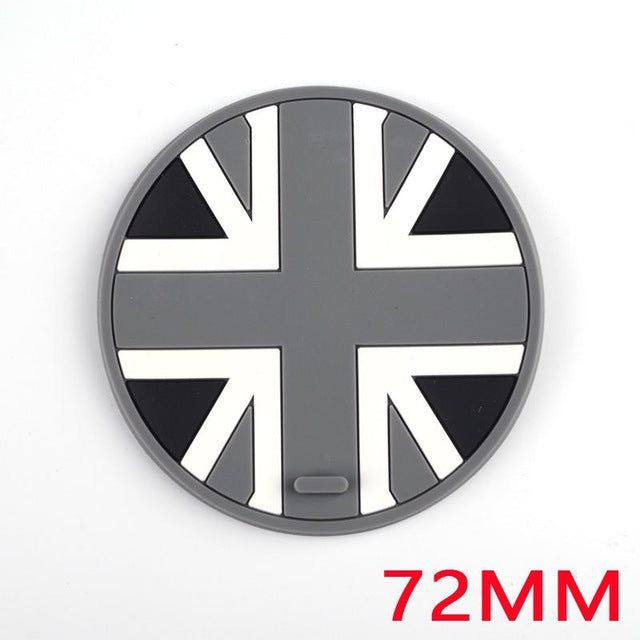 Jack Union Silica Gel Anti-slip Car Cup Mat Pad Coaster For Mini Cooper One+ S Clubman Countryman R55 R56 R60 R61 F56 F55 F60
