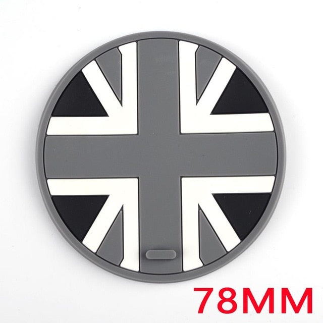 Jack Union Silica Gel Anti-slip Car Cup Mat Pad Coaster For Mini Cooper One+ S Clubman Countryman R55 R56 R60 R61 F56 F55 F60