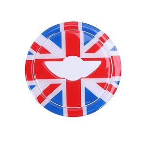 For MINI COOPER R54 R55 R56 R60 R61 Clubman Countryman Steering Wheel Center 3D Dedicated Car Sticker Decal Cover Accessories