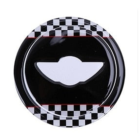 For MINI COOPER R54 R55 R56 R60 R61 Clubman Countryman Steering Wheel Center 3D Dedicated Car Sticker Decal Cover Accessories