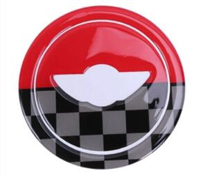 For MINI COOPER R54 R55 R56 R60 R61 Clubman Countryman Steering Wheel Center 3D Dedicated Car Sticker Decal Cover Accessories