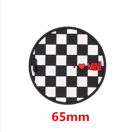Jack Union Silica Gel Anti-slip Car Cup Mat Pad Coaster For Mini Cooper One+ S Clubman Countryman R55 R56 R60 R61 F56 F55 F60