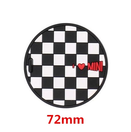 Jack Union Silica Gel Anti-slip Car Cup Mat Pad Coaster For Mini Cooper One+ S Clubman Countryman R55 R56 R60 R61 F56 F55 F60